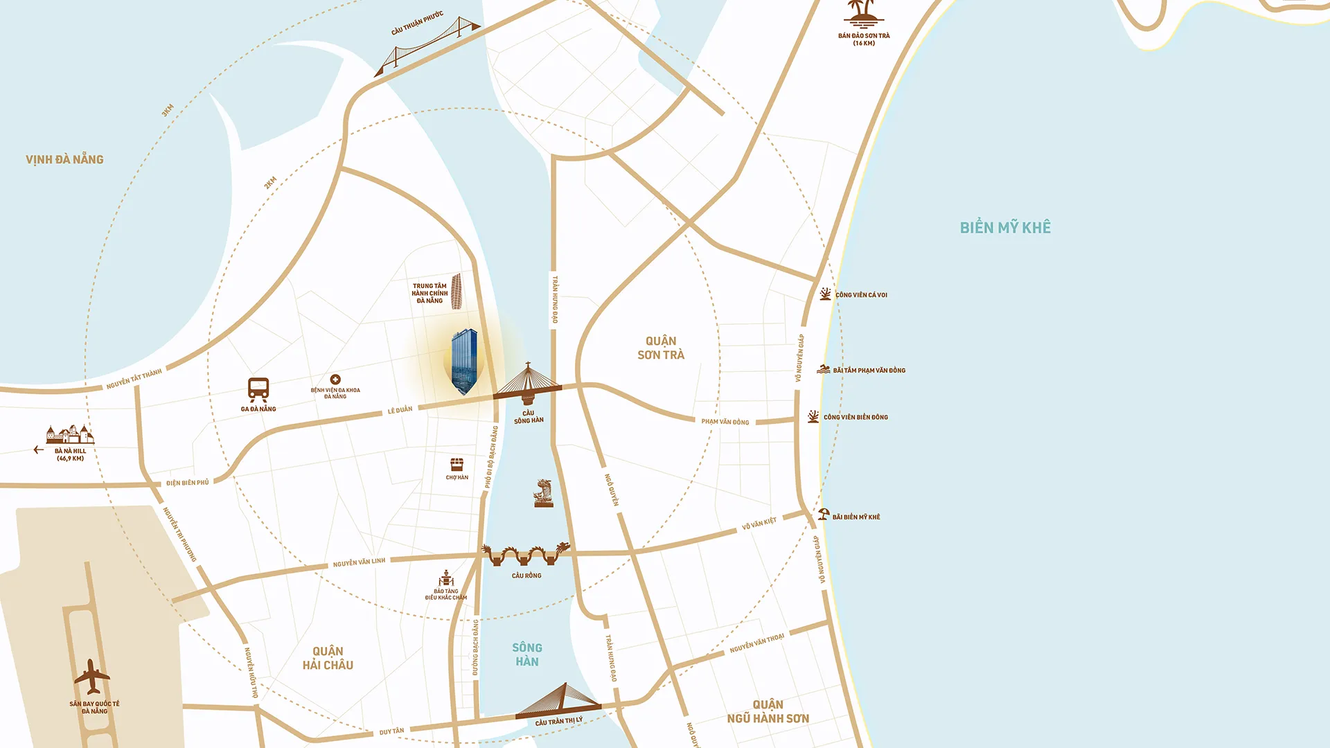 M Landmark Map
